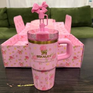 NWT Stanley x LoveShackFancy Quencher H2.0 FlowState 20 oz - Ibiza Sunset